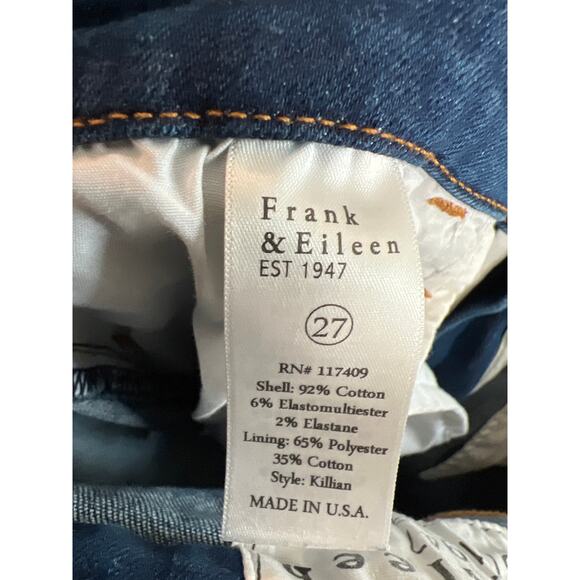 Frank & Eileen size 27 womens Killian jeans cropped flare - Picture 5 of 5